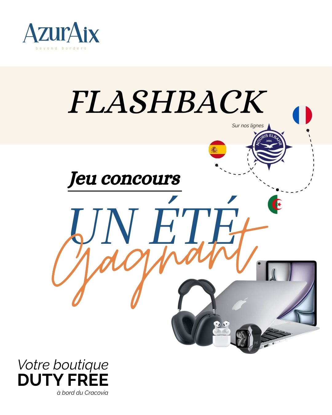 Flashback Été Gagnant 2025 — affiche campagne